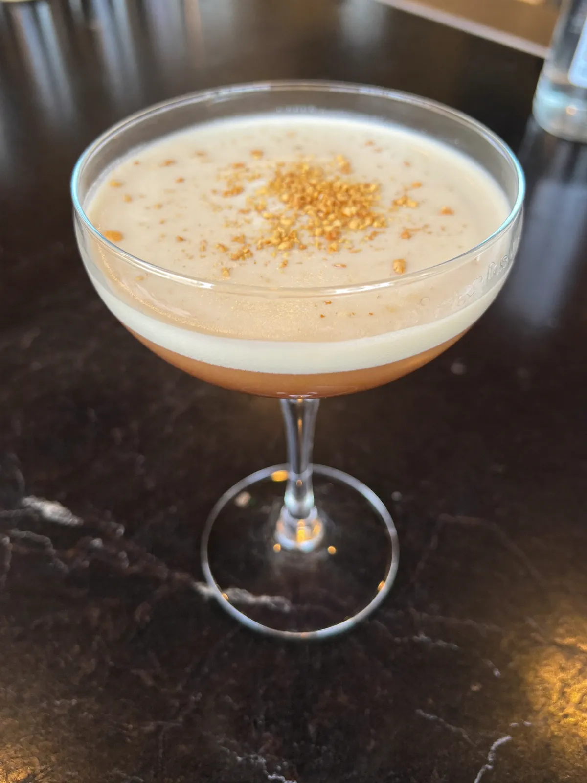 Brandy Alexander, servi dans son verre