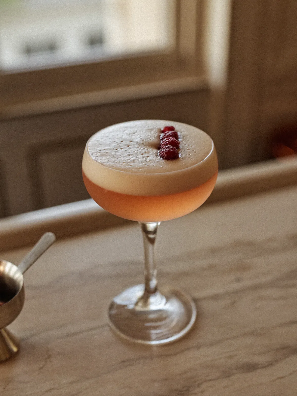 Clover Club, servi dans son verre