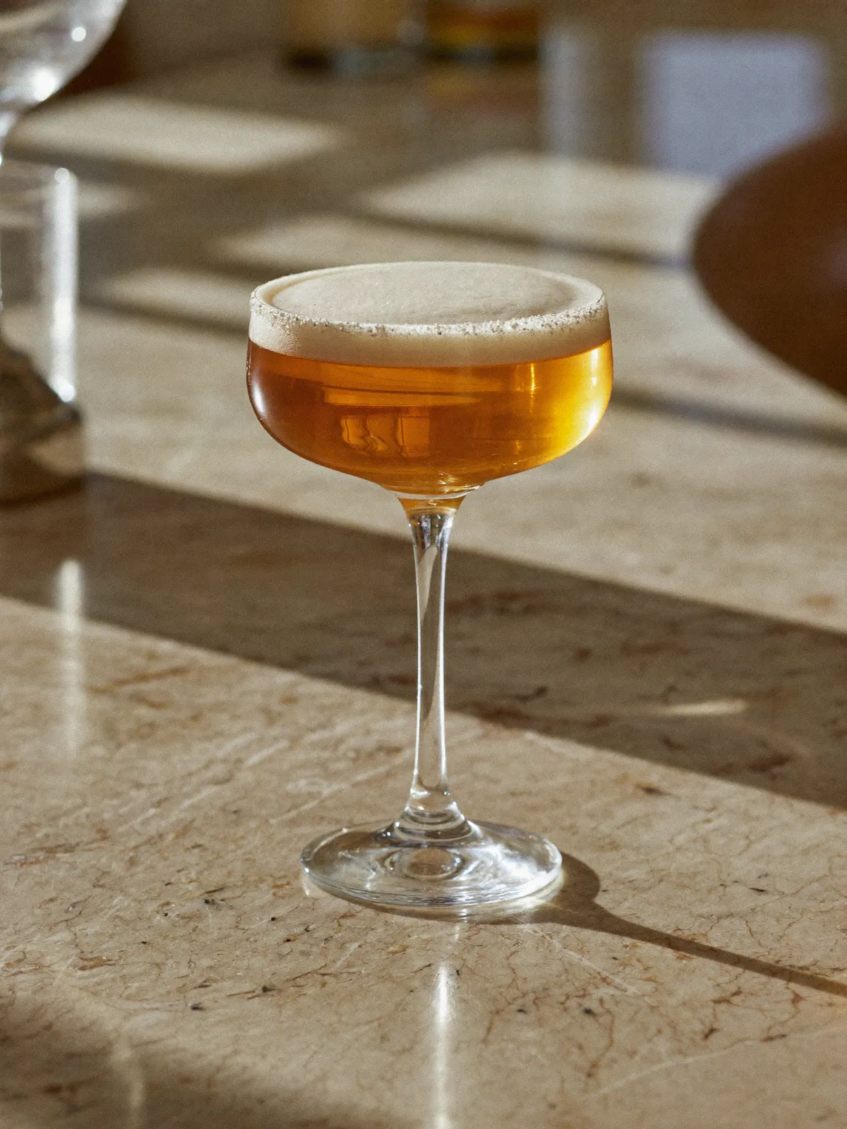 Sidecar, servi dans son verre
