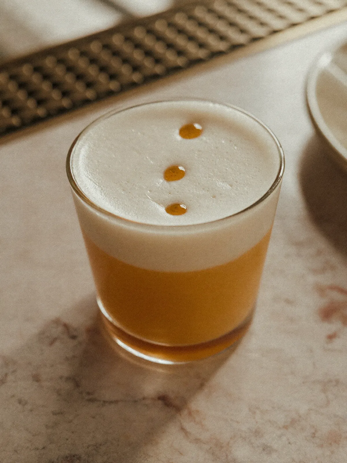 Whiskey Sour, servi dans son verre